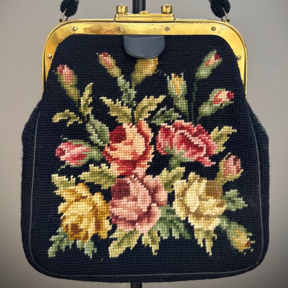 Tapestry Top Handle Purse